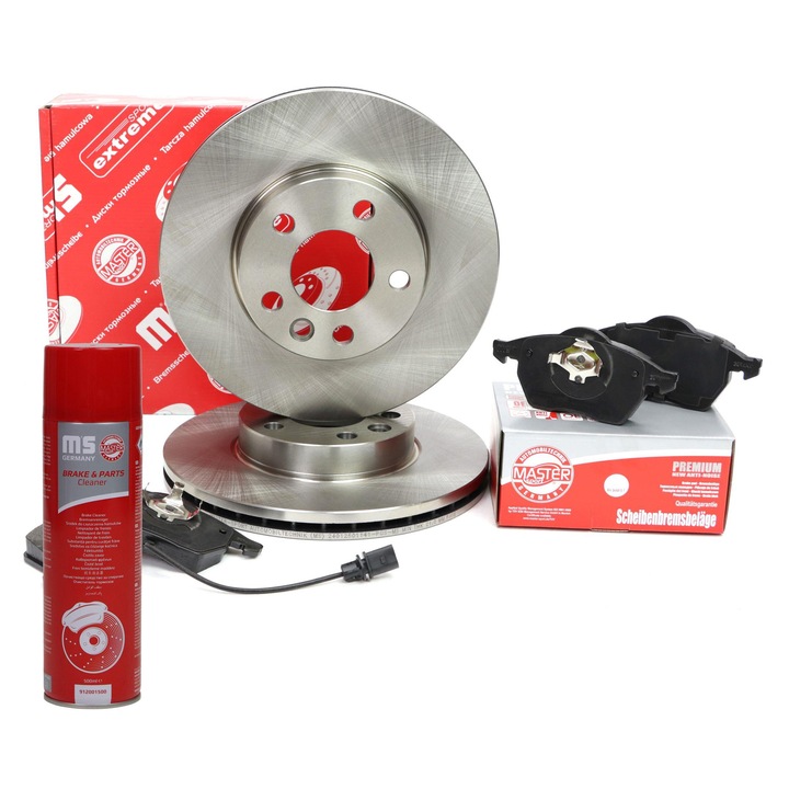 Master-Sport féktárcsa és fékbetét szett, szellőztetett, 288x74mm, 5 lyuk, Ford Galaxy, Seat Alhambra, VW Sharan modellekhez