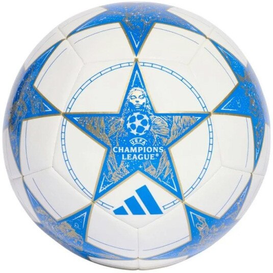 Minge fotbal Adidas UCL Club 25/26, marime 5, alb/albastru