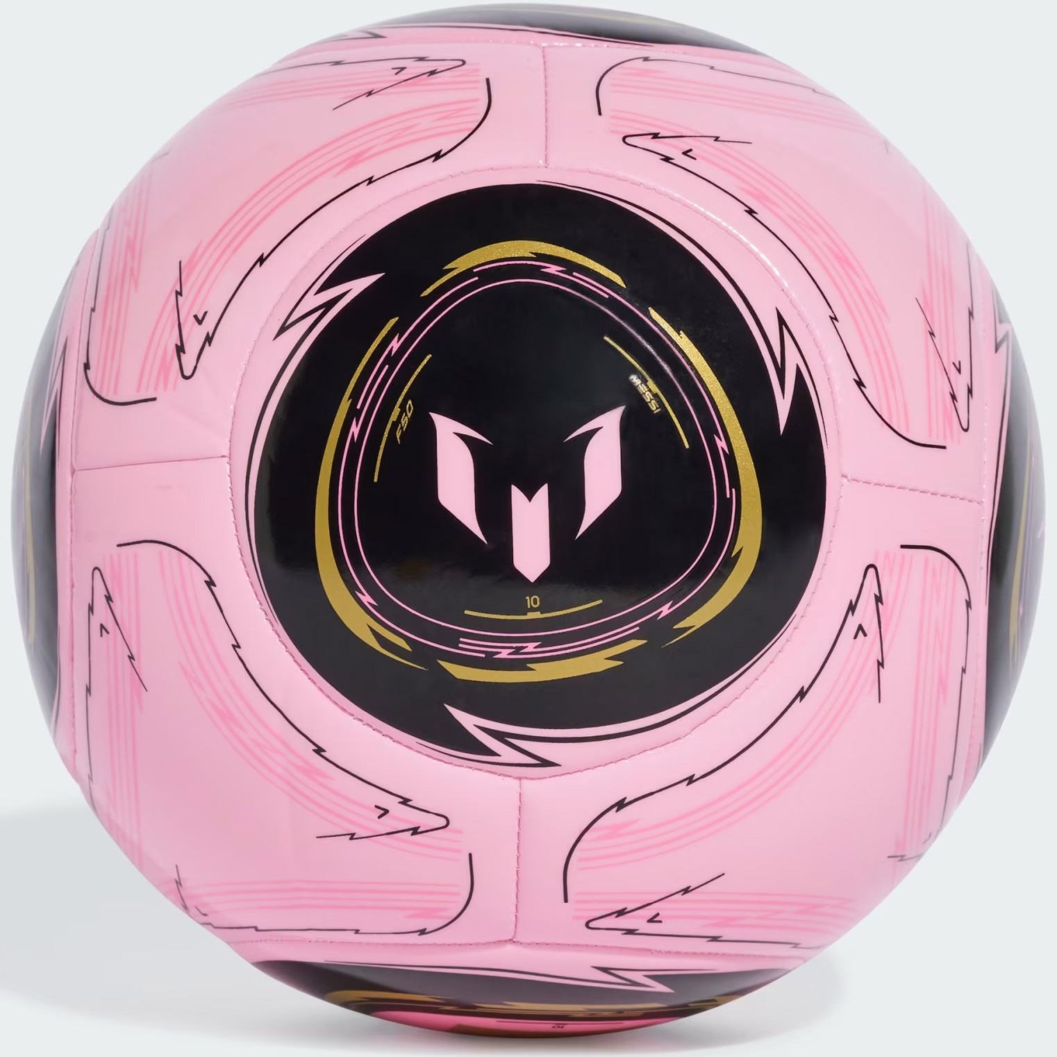 Minge fotbal Adidas Messi Club, marime 5, roz