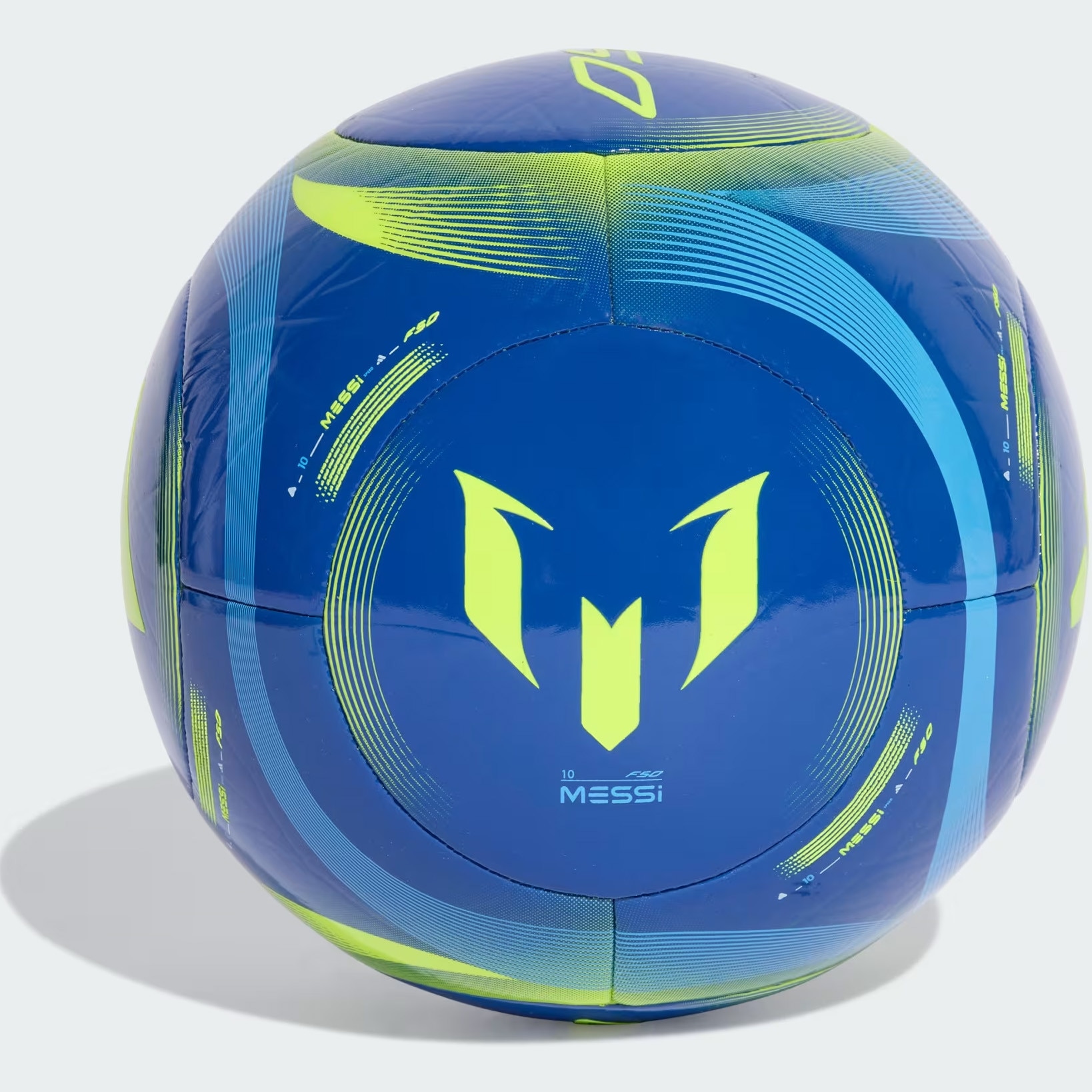 Minge fotbal Adidas Messi Club, marime 5, albastru