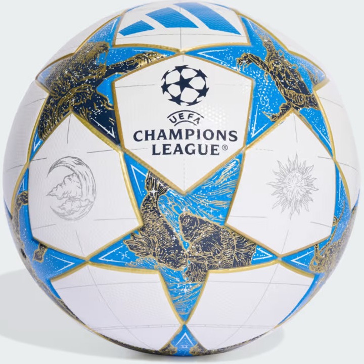 Minge fotbal Adidas UCL League Box 25/26, marime 5, alb