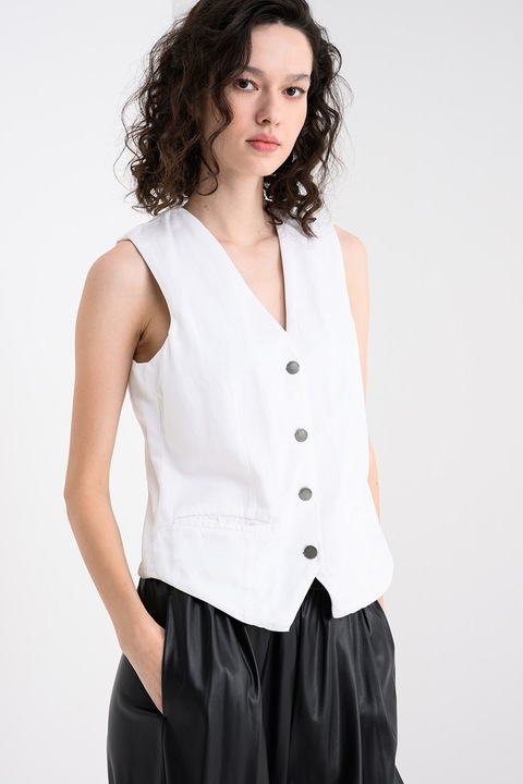 United Colors of Benetton, Елек с шпиц, Бял, L