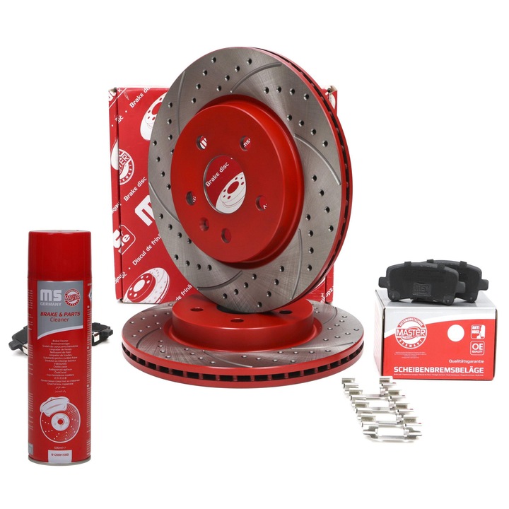 Discuri și plăcuțe de frână, Master Sport Germany, ventilate, 22,9mm x 315mm