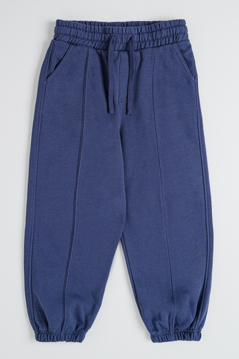 United Colors of Benetton, Húzózsinóros egyszínű szabadidőnadrág, Szénszürke