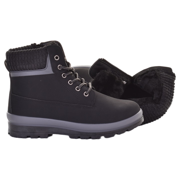 GHETE DE IARNA DE DAMA, CAPTUSITE, CU BLANITA, NEGRE, LA MODA
