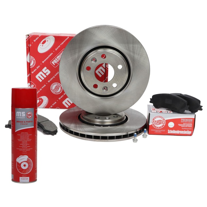 Master-Sport féktárcsa és fékbetét szett, szellőztetett, 320x28mm, Renault Espace V, Grand Scenic IV, Megane IV, Scenic IV, Talisman modellekhez.