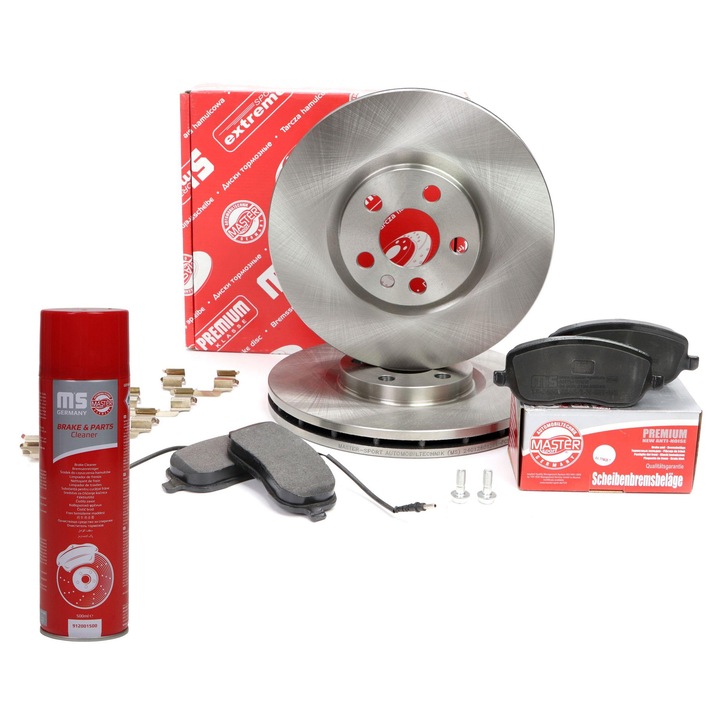 Комплект дискове и накладки Master-Sport, вентилирани, 285x60mm, за Citroen, Fiat, Peugeot