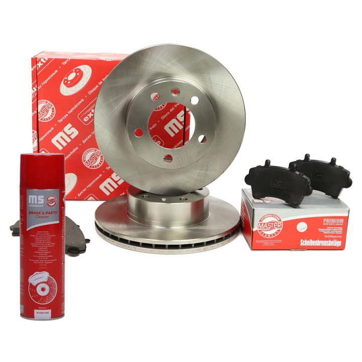 Master-Sport féktárcsa és fékbetét szett, szellőztetett, 5 lyukú, 306x79.6mm