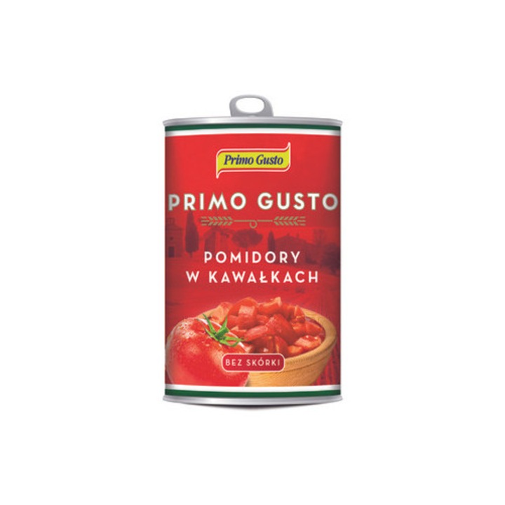 Conserve de rosii, Primo Gusto, taiate, 400g, Italia