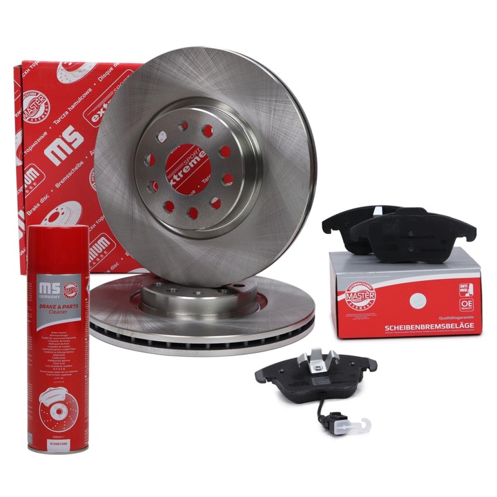 Master-Sport féktárcsa és fékbetét szett, szellőztetett, 312x72mm, 19,14kg