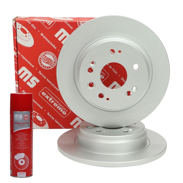 Master-Sport hátsó féktárcsa, 2 darab, 282x58,5mm, 5 lyuk, többszínű