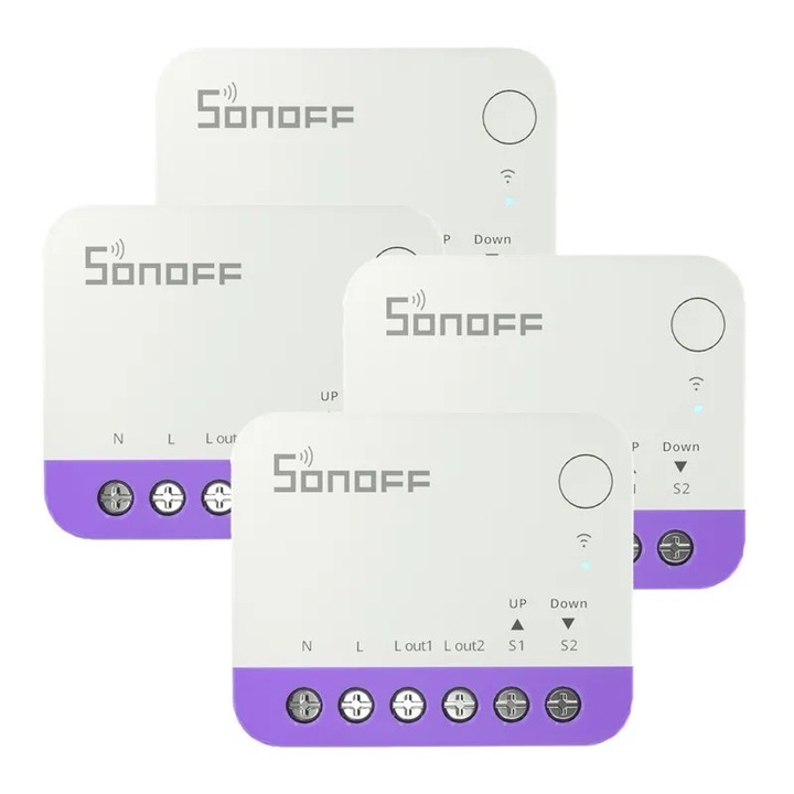 Sonoff MINI-RBS WiFi intelligens mini redőnykapcsoló (4 db.)