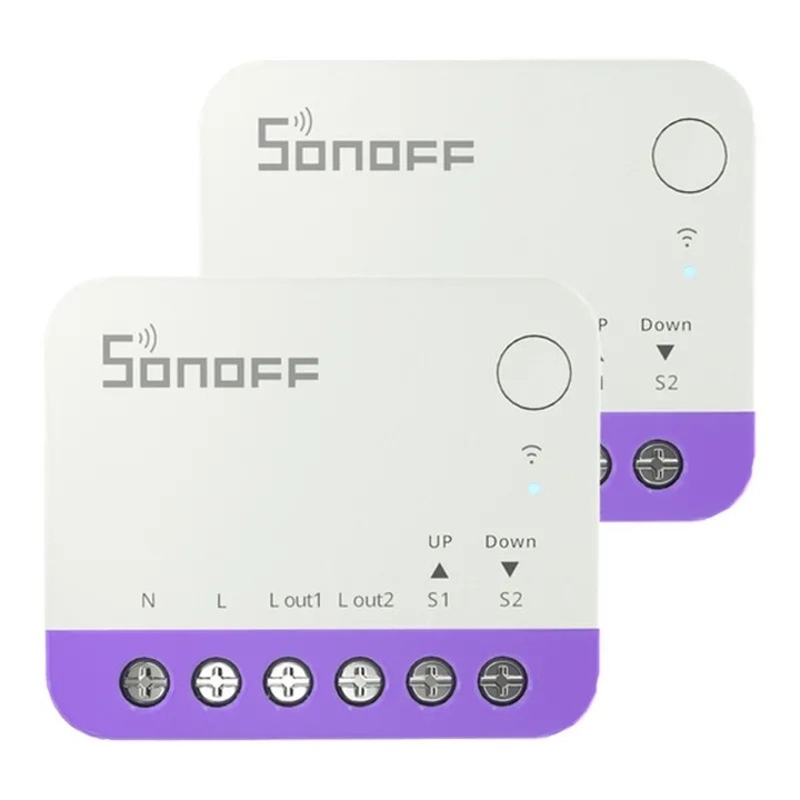 Sonoff MINI-RBS WiFi mini okoskapcsoló redőnyökhöz (2 db.)
