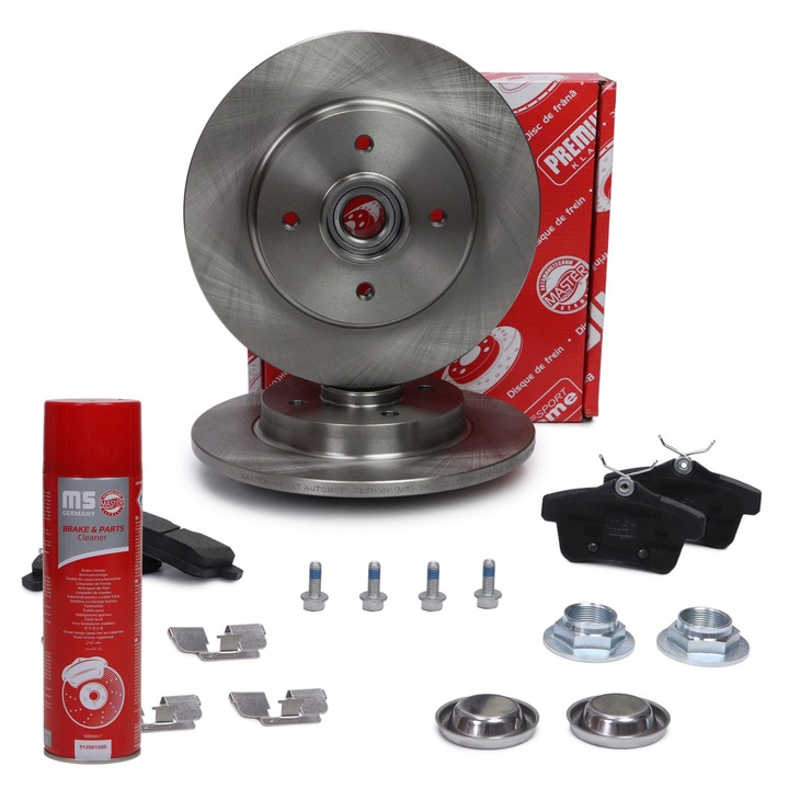 Master-Sport féktárcsa és fékbetét szett, 12mm, 268mm, Citroen C4 II-höz, szín: multicolor.