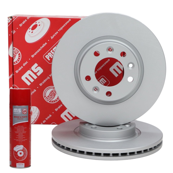 Master-Sport szellőztetett féktárcsa, 2 darabos készlet, 26mm, 283x48.3mm, Citroen XM, Peugeot 407, 508, 605, 607 modellekhez