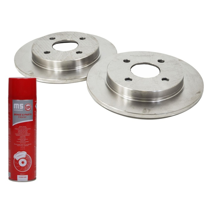 Master-Sport féktárcsa készlet, hátsó, 2 darab, 253x33mm, 4 lyuk, többszínű