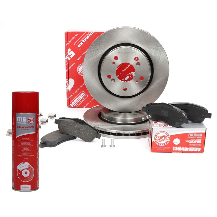 Master-Sport féktárcsa és fékbetét szett, szellőztetett, 5 furat, 293x60,5mm, Honda CR-V III/IV-hez