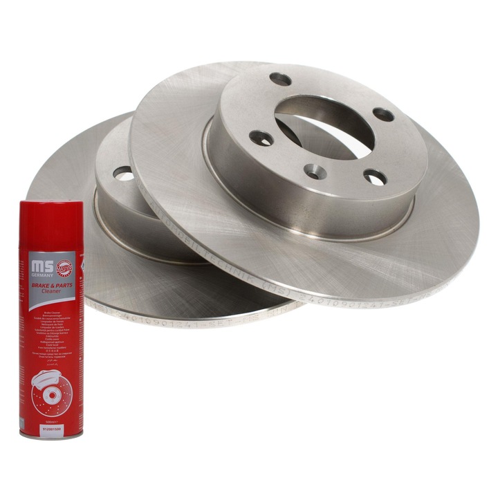 Hátsó féktárcsa Master-Sport Germany, 2 darab, 232x39.5mm, 4 lyuk, többszínű