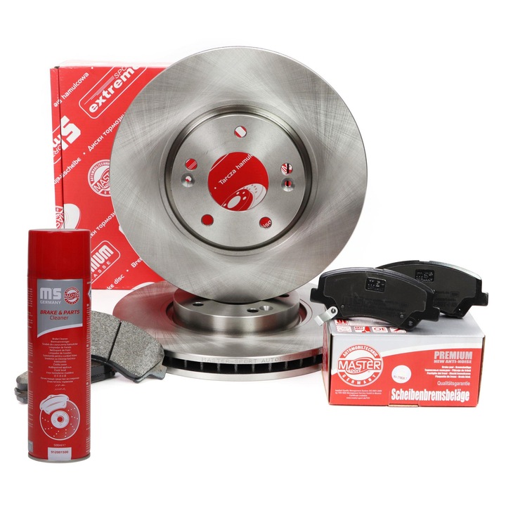 Master-Sport féktárcsa és fékbetét készlet, szellőztetett, 300x47, 5 lyuk, Hyundai ix35 és Kia Sportage III-hoz