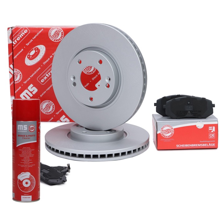 Master-Sport féktárcsa és fékbetét szett, szellőztetett, 300x47, többszínű