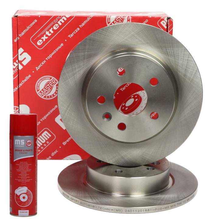 Master-Sport Germany féktárcsa készlet, 2 db, 268x44.9mm, 5 furat, hátsó