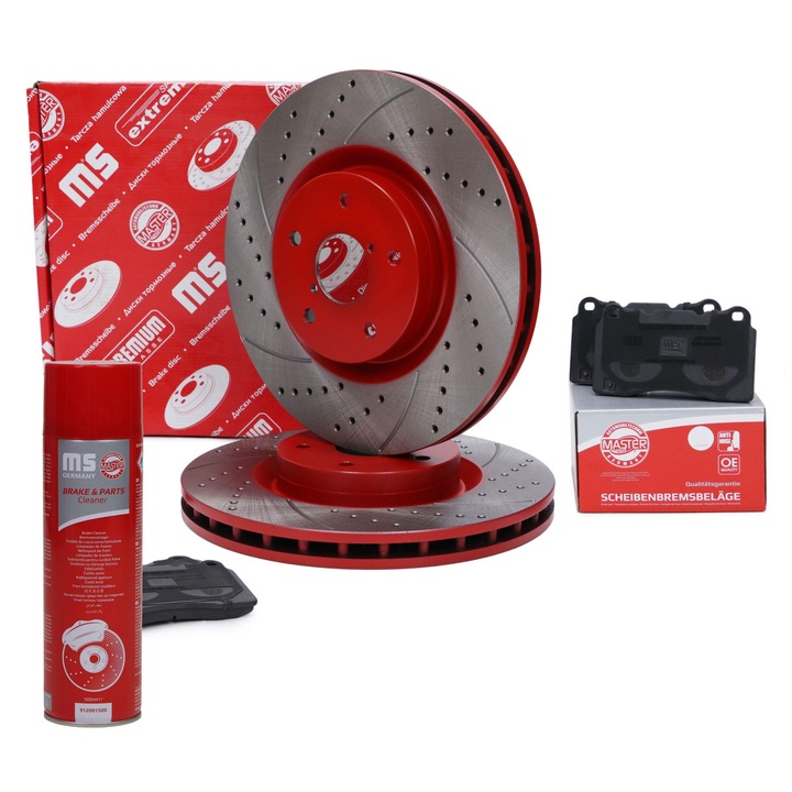 Master-Sport féktárcsa és fékbetét szett, szellőztetett, Subaru Impreza-hoz