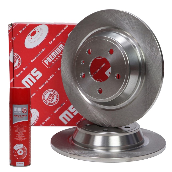 Master-Sport 24011101851 féktárcsa készlet, 11mm vastagság, 5 lyuk, 302x177,3mm, hátsó