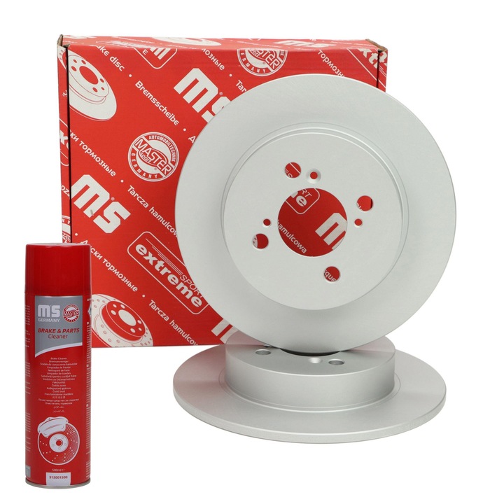 Master-Sport hátsó féktárcsa, 2 darabos készlet, 259x43,2mm, 4 lyuk