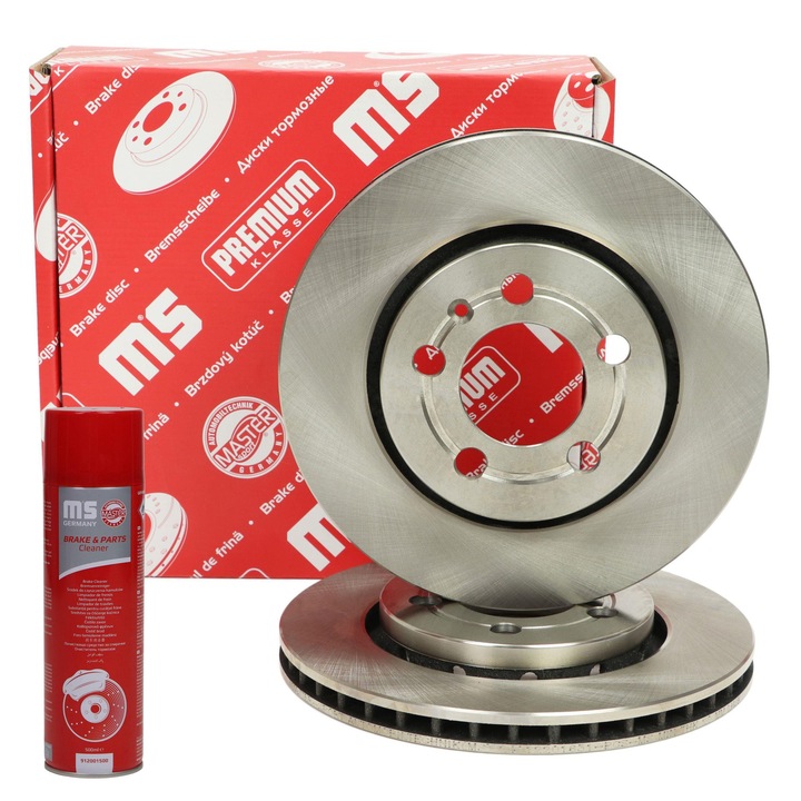 Master-Sport hátsó féktárcsa, szellőztetett, 256x36.6mm, 2 darabos készlet