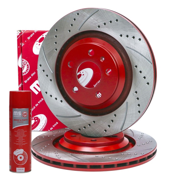 Fékbetét készlet 2 db Master-Sport, szellőztetett, 330x42,5mm, Audi A6 Allroad C6-hoz