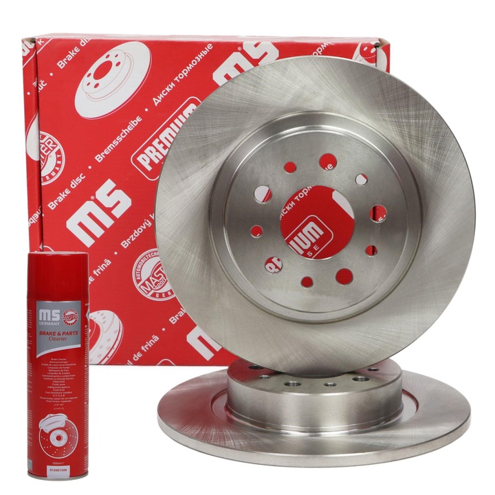 Master-Sport féktárcsa készlet, hátsó, 264x40,5mm, 2 darab, féktisztító spray-vel