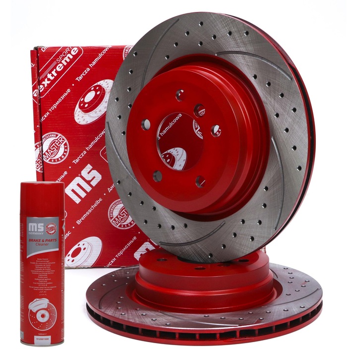 Master-Sport hátsó féktárcsa, szellőztetett, 336x67, 2 darabos készlet