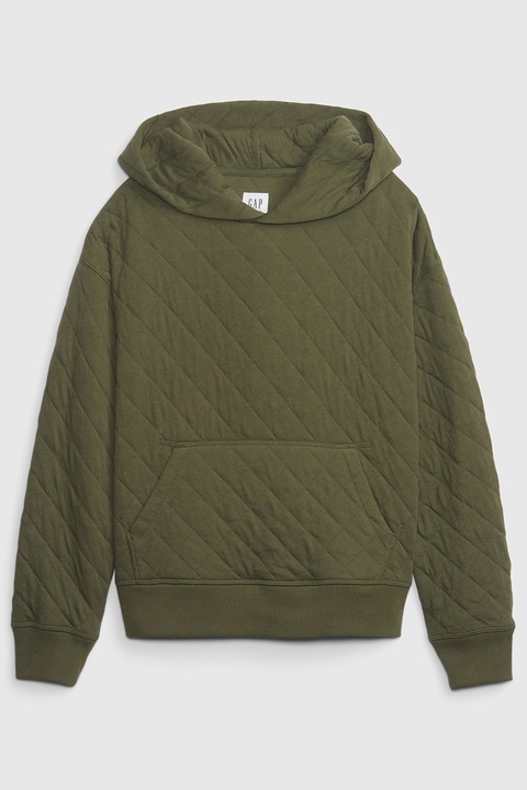 GAP, Hanorac de bumbac cu aspect matlasat, Kaki