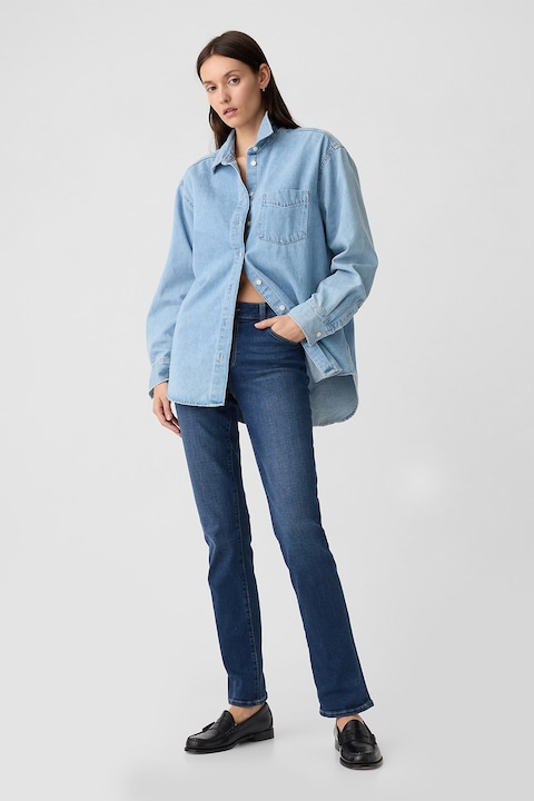 GAP, Slim fit farmernadrág, Sötétkék