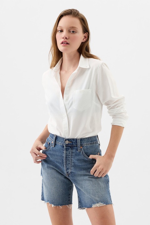 GAP, Риза Oxford с джоб на гърдите, Бял