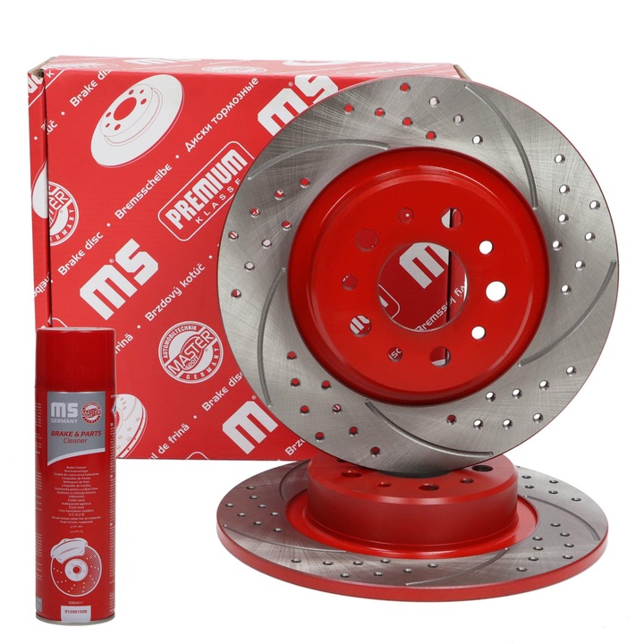 Master-Sport féktárcsa készlet, hátsó, 2 darab, 276x138mm, 10mm