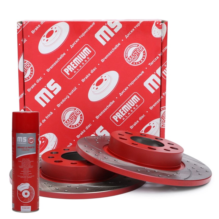 Fékbetét készlet Master-Sport, hátsó, 278x43,2mm, 5 lyuk