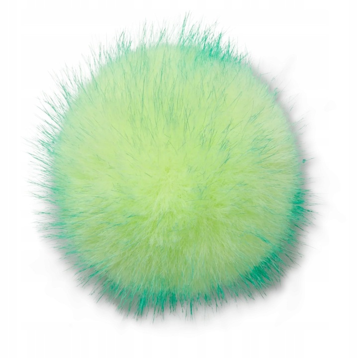 Crocs, Accesoriu incaltaminte Jibbitz, Green Long Hair Puff, Multicolor