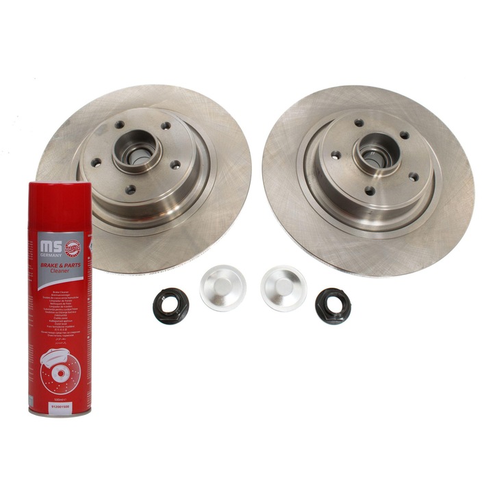 Master Sport Germany féktárcsa készlet, 300x84.7mm, 5 lyuk, hátsó, féktisztító spray-vel, 2401110167B-PCS-MS