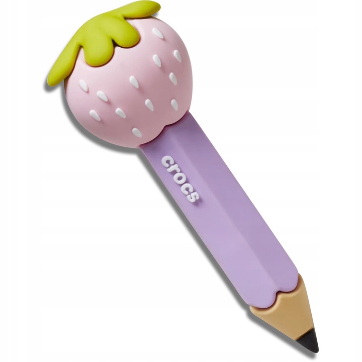Crocs, Accesoriu incaltaminte Jibbitz, Scented Strawberry Pencil, Multicolor