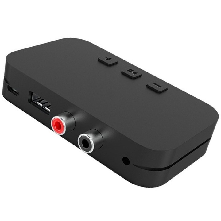 Audio vevő adapter, USB bemenet, MP3 lejátszó Bluetooth 5.0 audio vevő, audio adapter otthoni sztereó zenei streaming rendszerhez