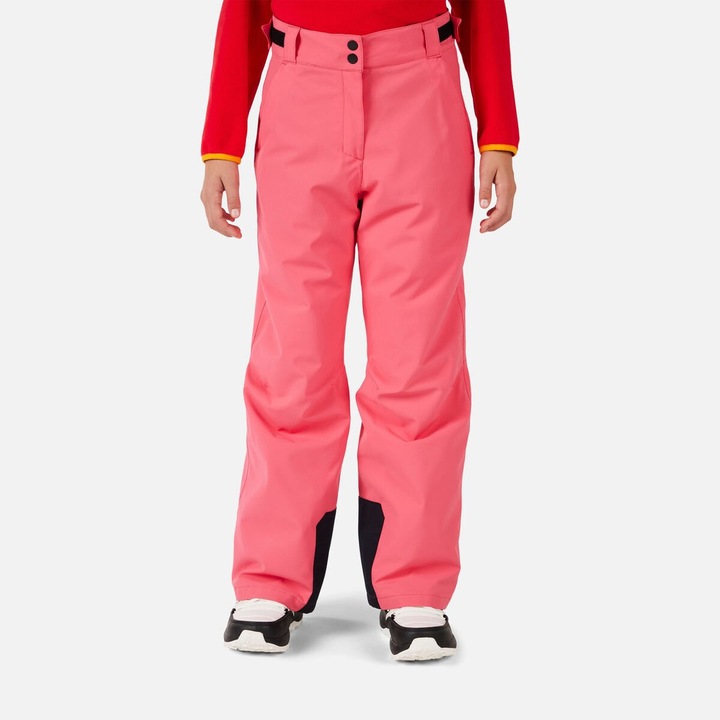 Pantaloni Rossignol GIRL INSULATED SKI, розов, за деца, Розово, 152 CM
