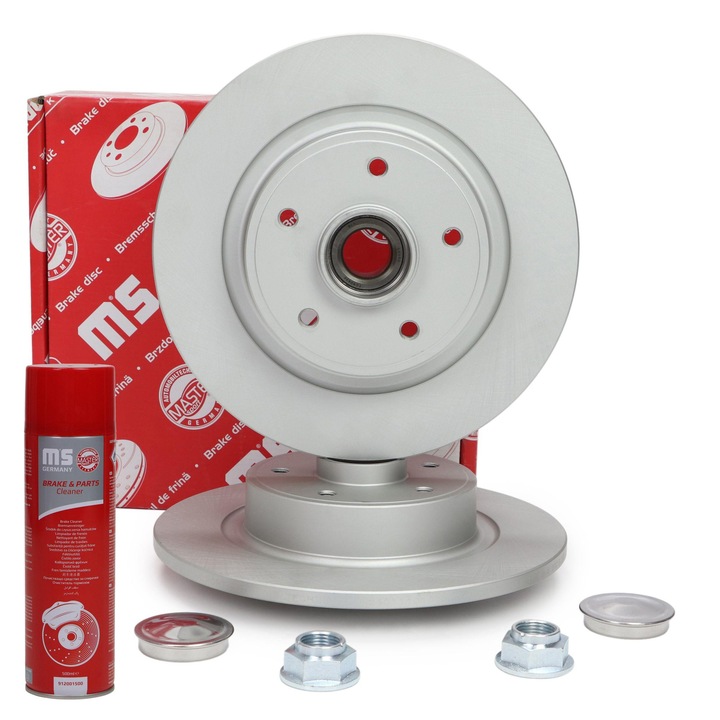 Féktárcsa készlet Master Sport Germany, 2 db, 274x82.5mm, csapággyal, hátsó, 2401110101BPR-PCS-MS