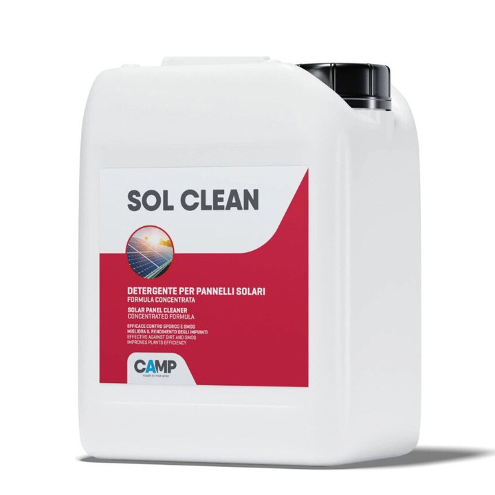 SOL CLEAN Solutie concentrata curatare panouri fotovoltaice 5 l c.1081005