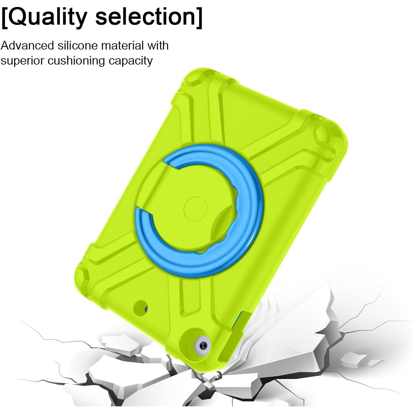 Husa Sigloo pentru iPad Mini 4/5 (2015/2019), 7.9" –Protectie Antisoc, Suport Reglabil, Design Usor, Verde