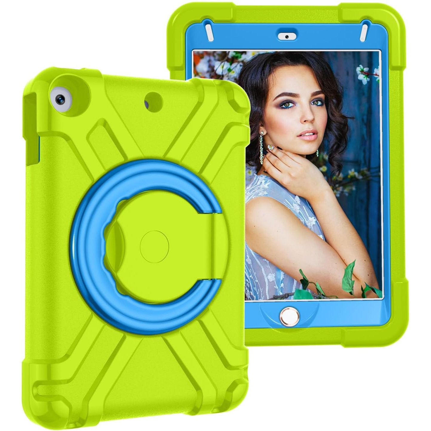 Husa Sigloo pentru iPad Mini 4/5 (2015/2019), 7.9" –Protectie Antisoc, Suport Reglabil, Design Usor, Verde