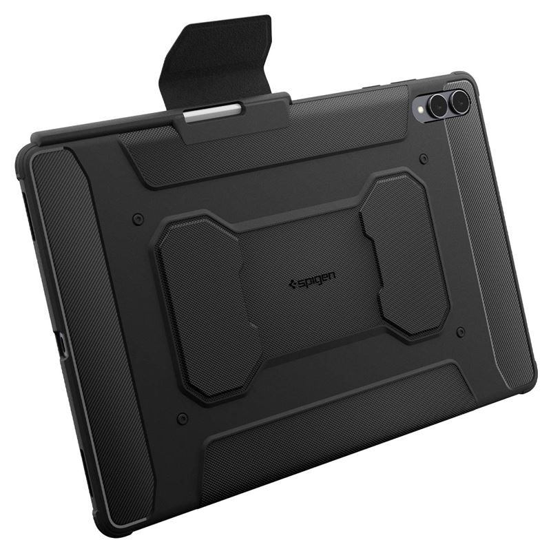 Husa Spigen Rugged Armor Pro compatibila cu Samsung Galaxy Tab S11 Ultra, Negru
