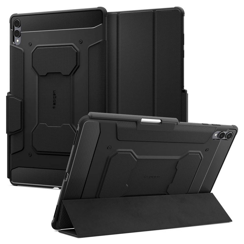 Husa Spigen Rugged Armor Pro compatibila cu Samsung Galaxy Tab S11 Ultra, Negru