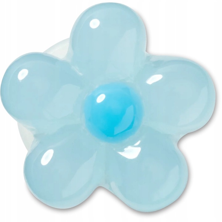 Crocs, Jibbitz cipő kiegészítő, Expressive Floral Light Blue, Többszínű