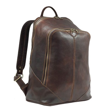 Rucsac din piele naturala vachetta, maro, Suveran, made in italy, 4428B Rucsac din piele naturala vachetta, maro, Suveran, made in italy, 4428B